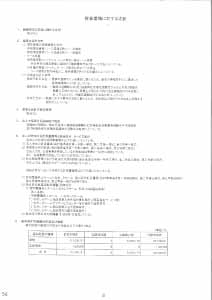 令和3年度 計算書類に対する注記